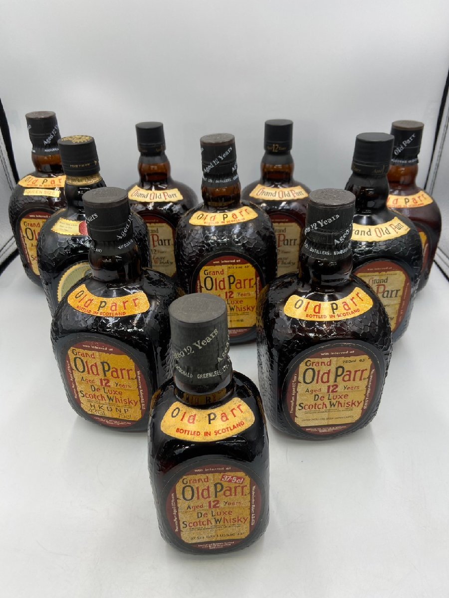 ST【同梱不可】オールドパー 10本セット 1L×2 937.5ml×2 750ml×5 370×1 未開栓 古酒 Z045435_画像1