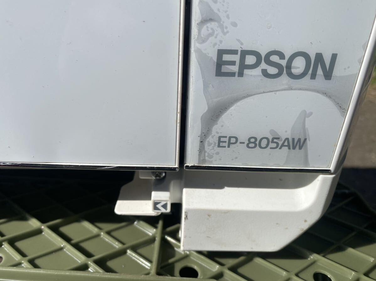 USED・ジャンク品◆EPSON◆プリンター EP-805AW（ホワイト） 部品取りに_画像2