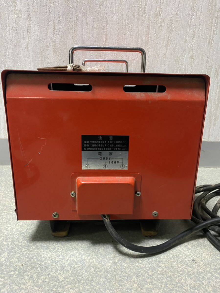 【中古品】★トーヨーアーク 小型交流アーク溶接機 TS-150W 100V 200V の画像7