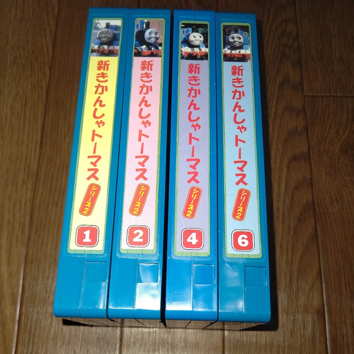 フジテレビ ポンキッキーズ きかんしゃトーマス 新きかんしゃトーマスシリーズ2 1巻 2巻 4巻 6巻 4本セット VHSの画像5