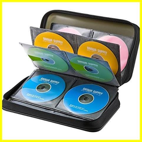 ★96枚収納_CDジャケット収納非対応★ メディアケース Blu-ray対応 セミハード BD/DVD/CD 96枚収納 ブラック FCD-WLBD96BKの画像1
