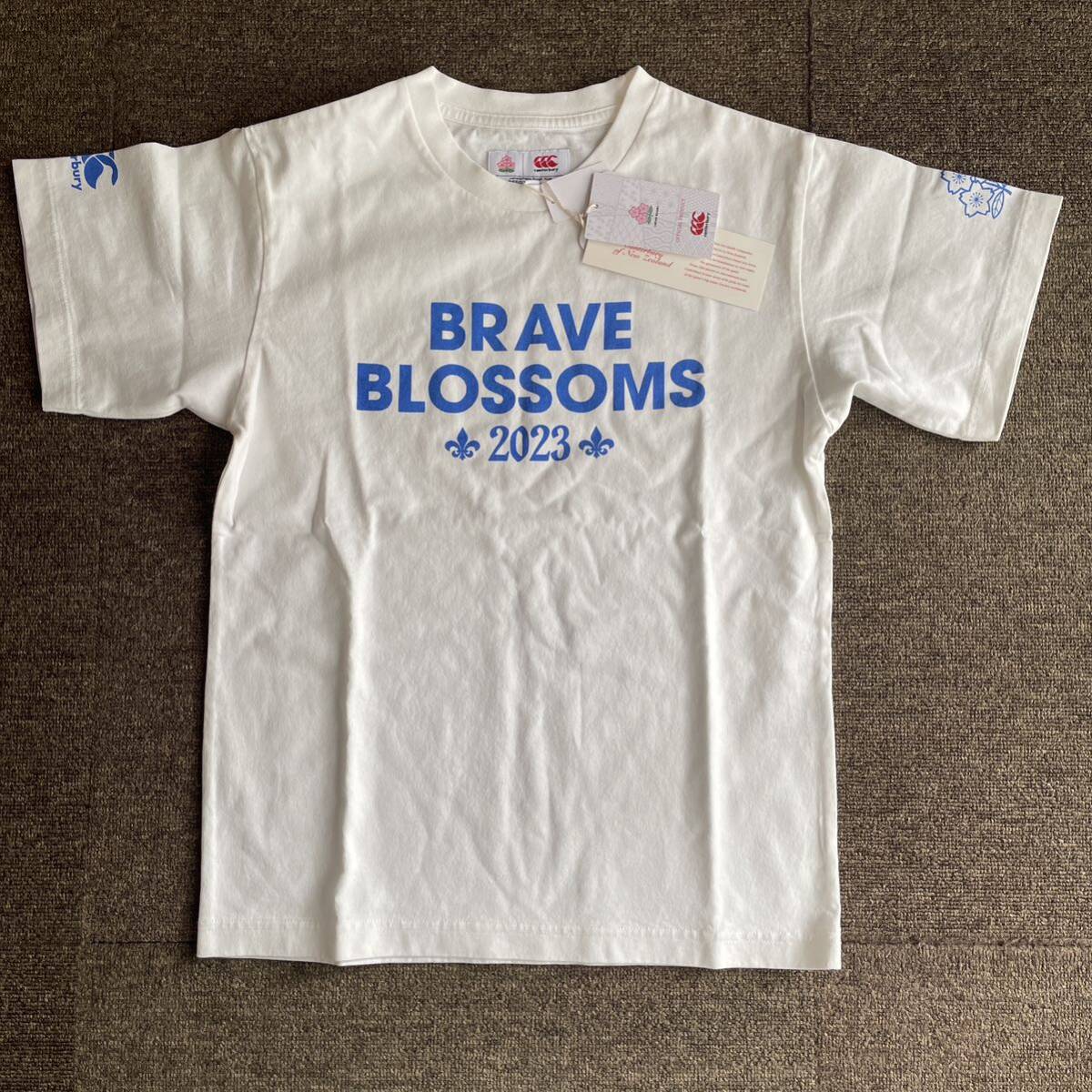 カンタベリー　半袖Tシャツ ラグビー 日本代表 オーガニックコットン BRAVE BLOSSOMS_画像1