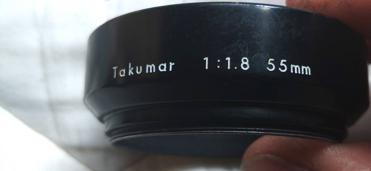 PENTAX ペンタックス TAKUMAR 55mm 49Φ 1:1.8 レンズフード 中古品_画像5
