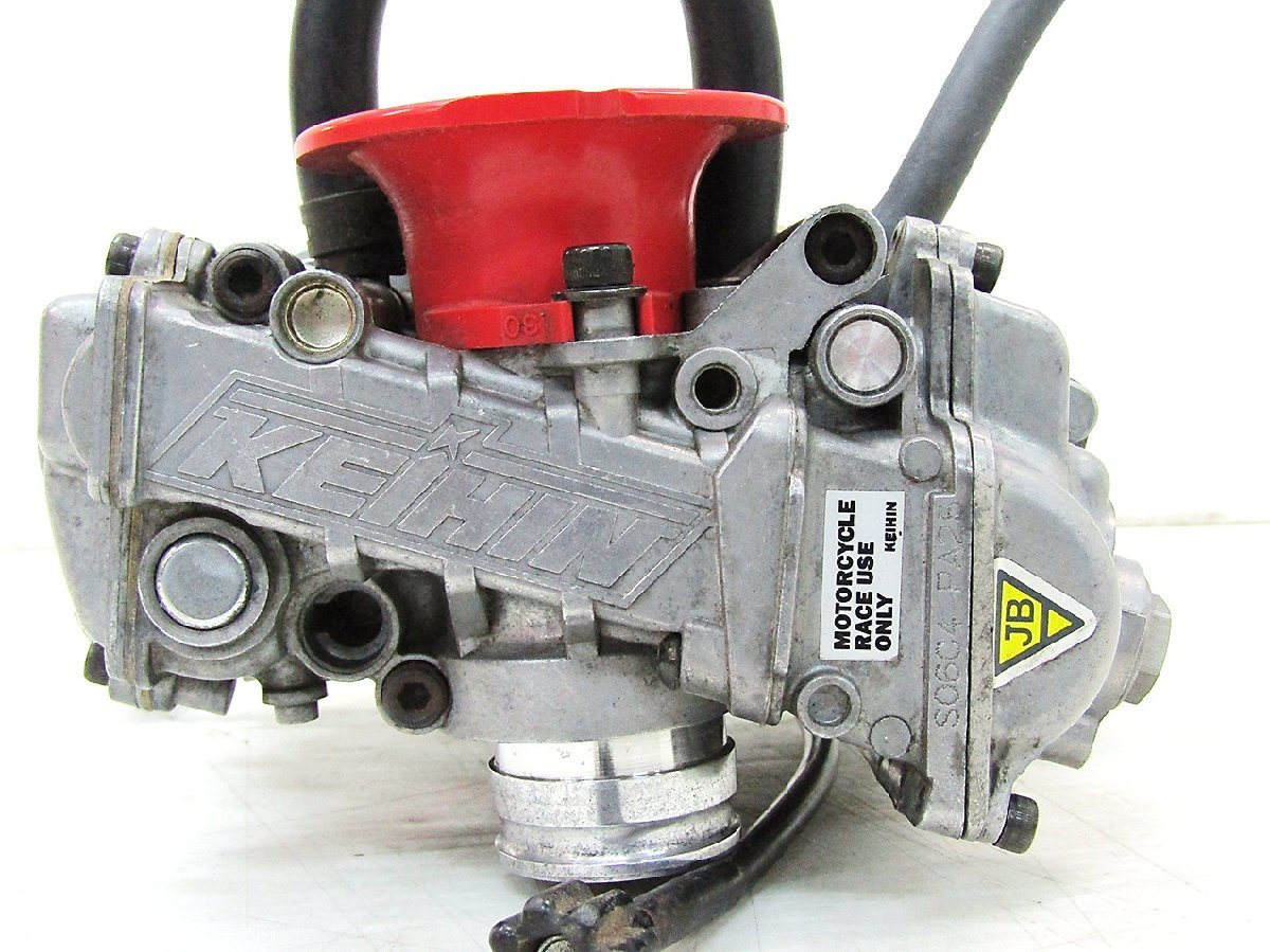 超希少 ケーヒン ★ SRX250 51Y に使用 FCR28 キャブレター 28φ 28mm FLAT CR KEIHIN 京浜 当時物 オフロード 旧車 2気筒 XT250の画像2