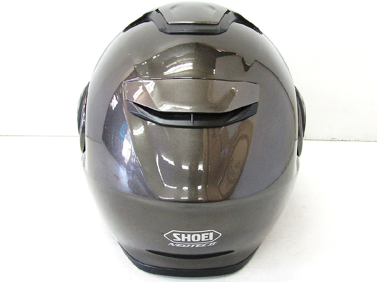 中古 SHOEI ★ サイズ XL 61cm ネオテック2 システムヘルメット アンスラサイトメタリック 2019年製 ショウエイ_画像5