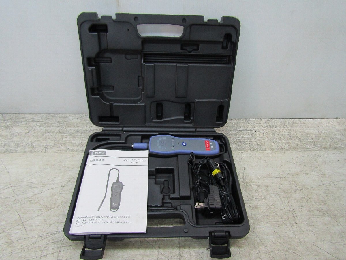 電源動作確認済み 中古現状 DENSO デンソー REFRIGERANT LEAK DETECTOR DLD-17_画像1