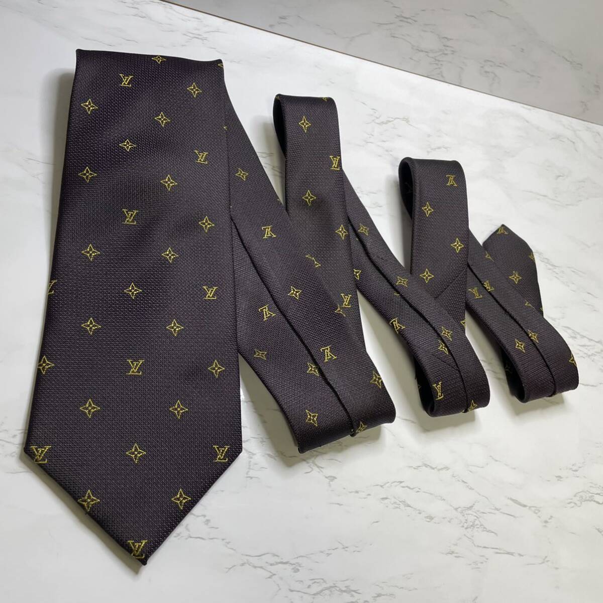  превосходный товар LOUIS VUITTON галстук близко год модели монограмма LVro экстремально lavato бизнес праздничные обряды Smart 