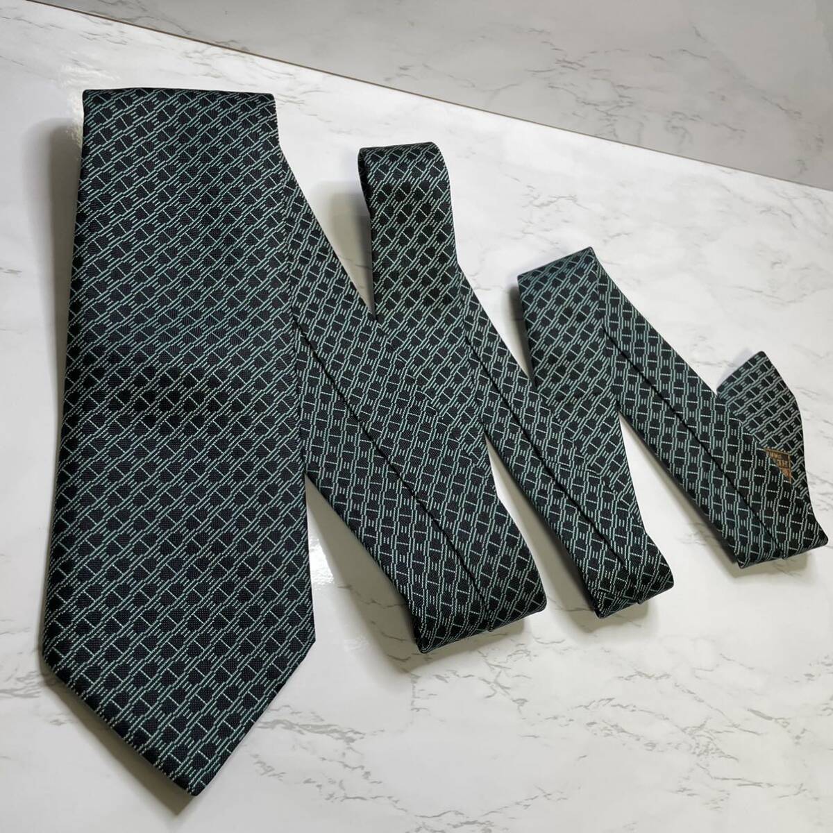  не использовался класс HERMES галстук действующий H рисунок вышивка fasone высококлассный шелк популярный 