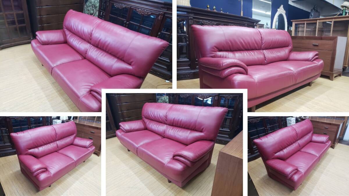 c60 soft leather 2.5 seater . sofa ②