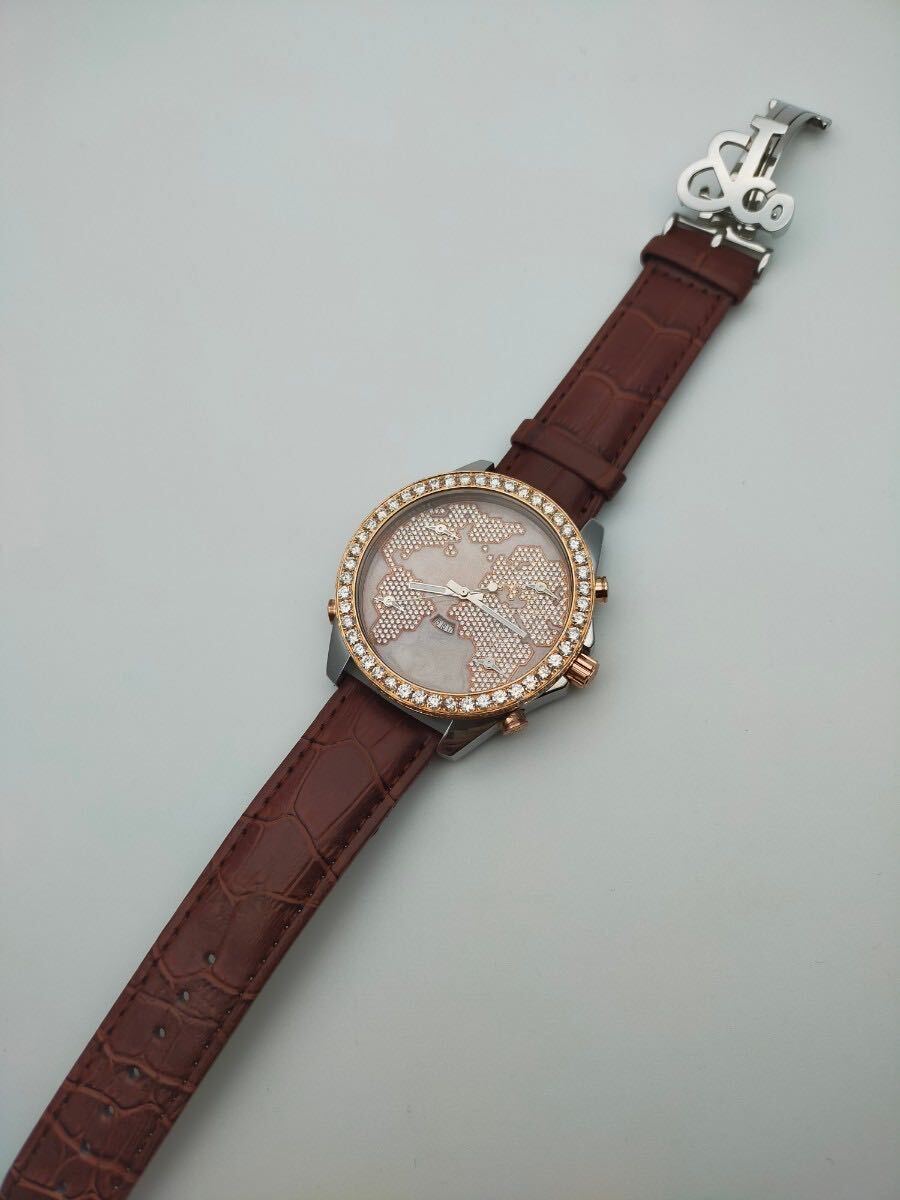 腕時計 ジェイコブ JACOB&CO ファイブタイムゾーン フルダイヤ 18金 18K ベゼル 文字盤 ダイヤモンド ローズゴールド ピンクゴールド 時計の画像6