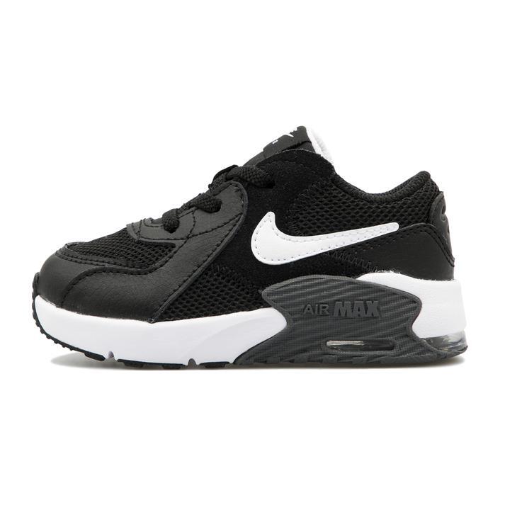 ナイキ 15cm US 9C エア マックス エクシー TD ブラック ホワイト NIKE AIR MAX EXCEE LITTLE (TD) ベビーシューズ 子供靴 天然皮革_画像4