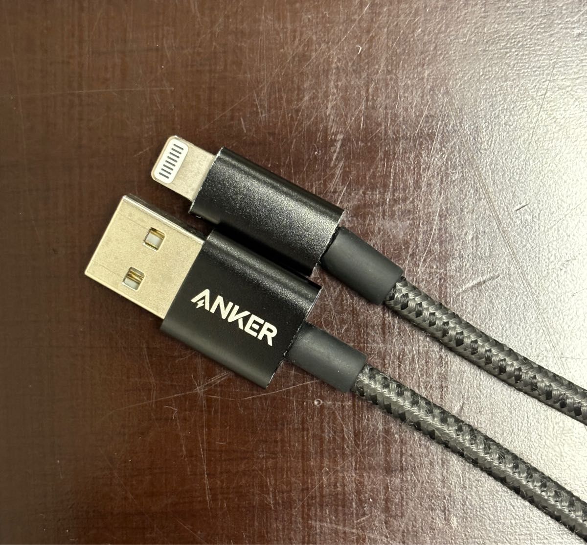 Anker アンカー 高耐久ナイロン ライトニングケーブル1.8m MFi認証 ブラック lightning　充電ケーブル