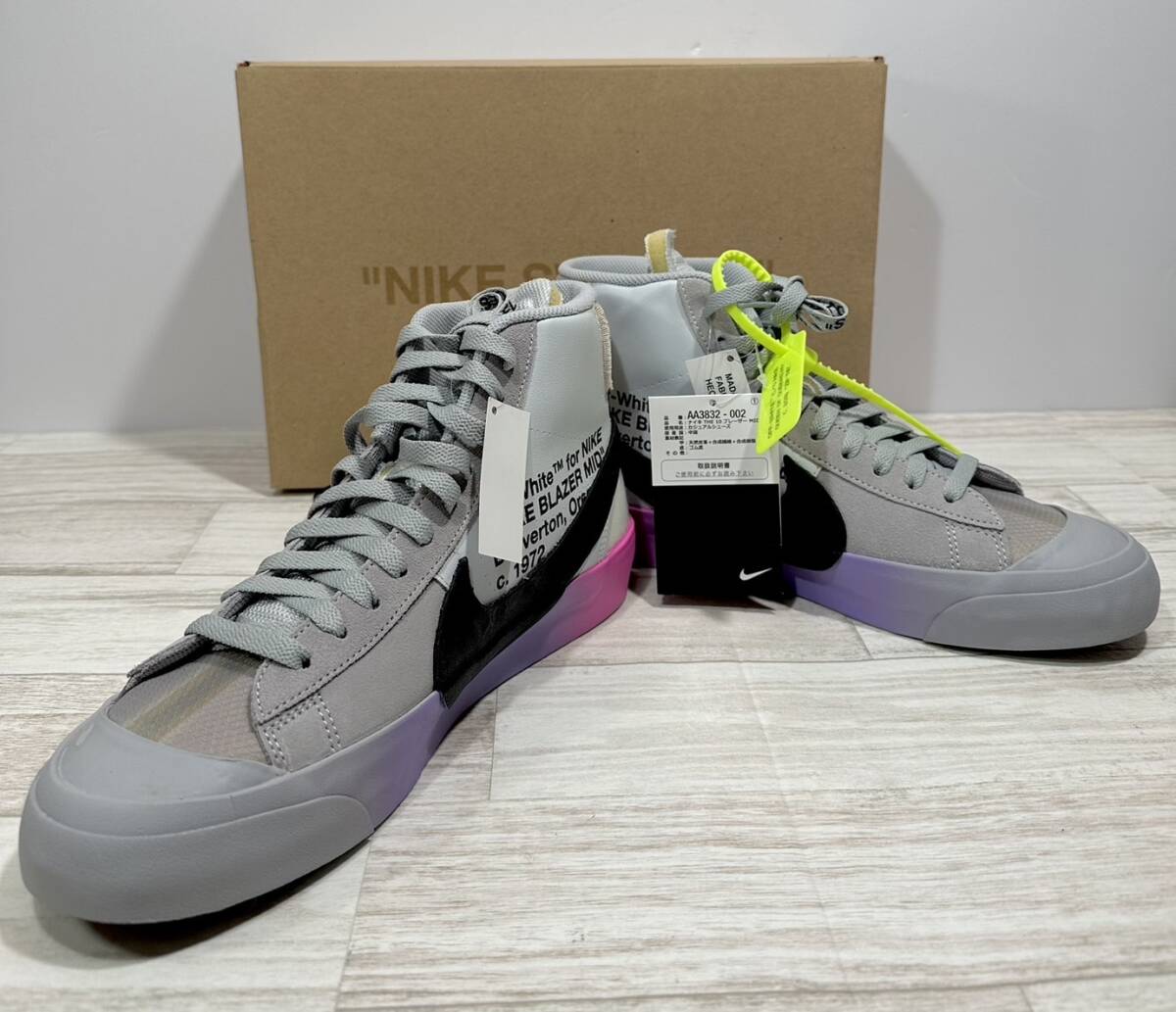 【SNKRS購入☆新品】Off-White×Nike×Serena THE10 Blazer Mid Queen/US9 ブレーザー セレーナウィリアムス×オフホワイト×ナイキ