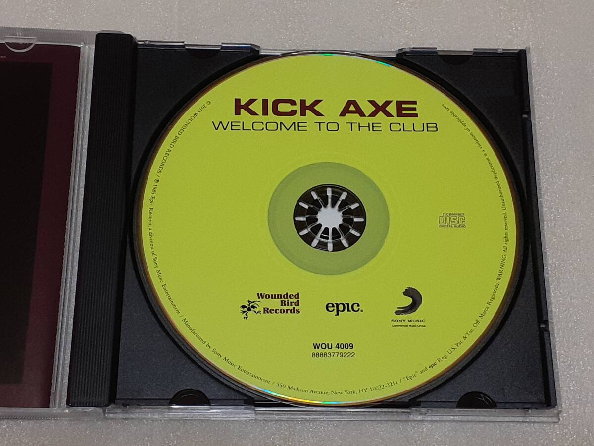 KICK AXE/WELCOME TO THE CLUB 輸入盤CD カナダ HARD ROCK 85年作_画像3