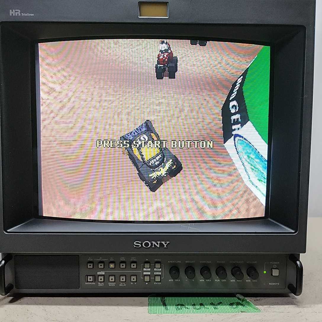 業務用 HRトリニトロン ビデオモニター SONY PVM-1454Q ジャンク_画像4