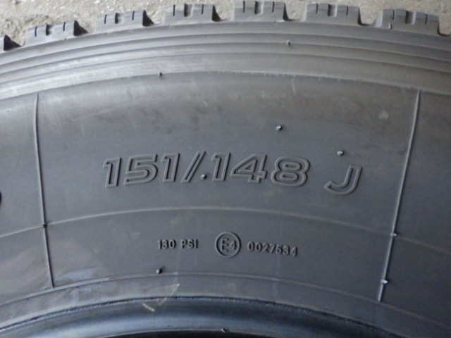 UT2633-トーヨータイヤ M920 275/80R22.5 151/148J 中古 7分山 2本セット スタッドレスタイヤ 2019年製_画像4