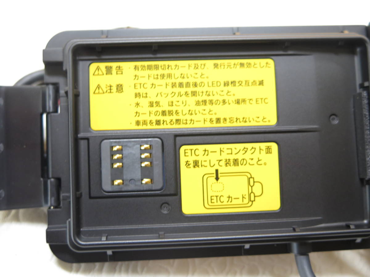 バイク用 ETC 日本無線 JRM-12 アンテナ一体型 DC12V 二輪車 車載機 未使用 TR050404.19の画像7