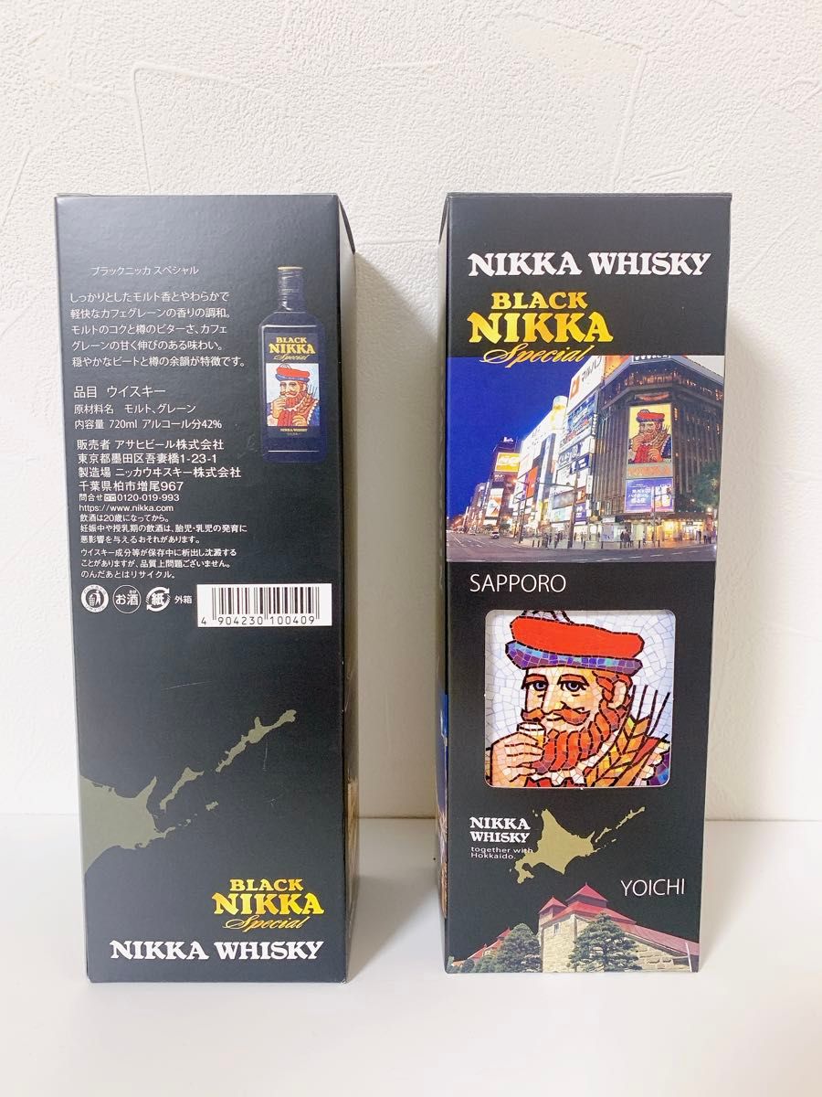 ブラックニッカスペシャル720ml北海道限定カートン付き　2本セット