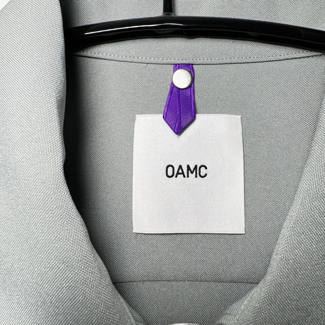 OAMC IAN SHIRT ジップシャツ XLサイズ ライトグリーン くすみ OAMC IAN SHIRT ジップシャツ XLサイズ ライトグリーン くすみ