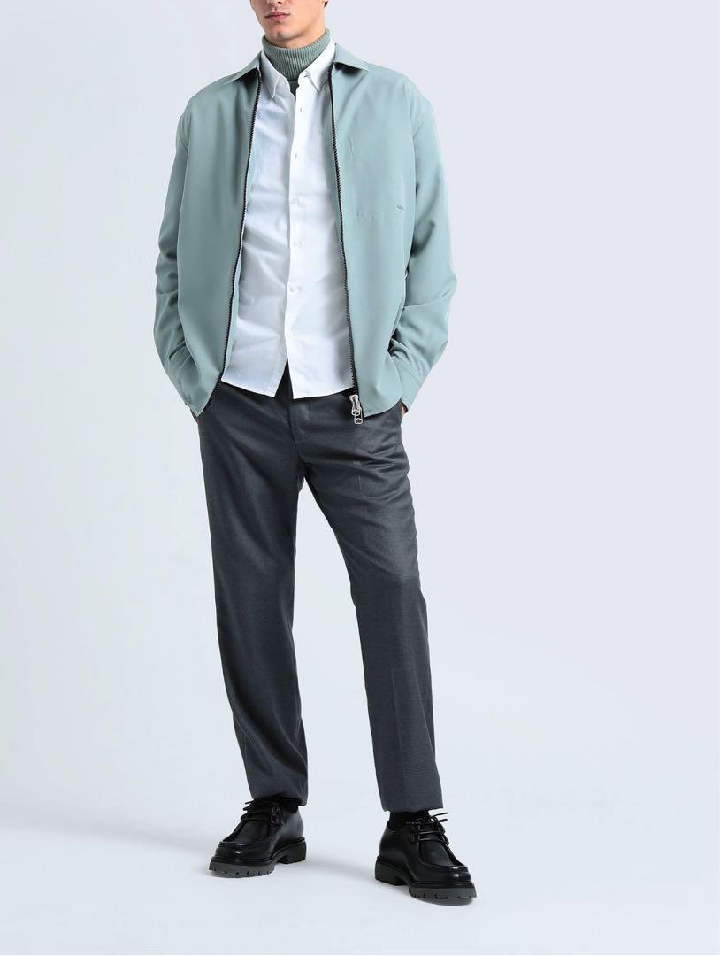 OAMC IAN SHIRT ジップシャツ XLサイズ ライトグリーン くすみ OAMC IAN SHIRT ジップシャツ XLサイズ ライトグリーン くすみ