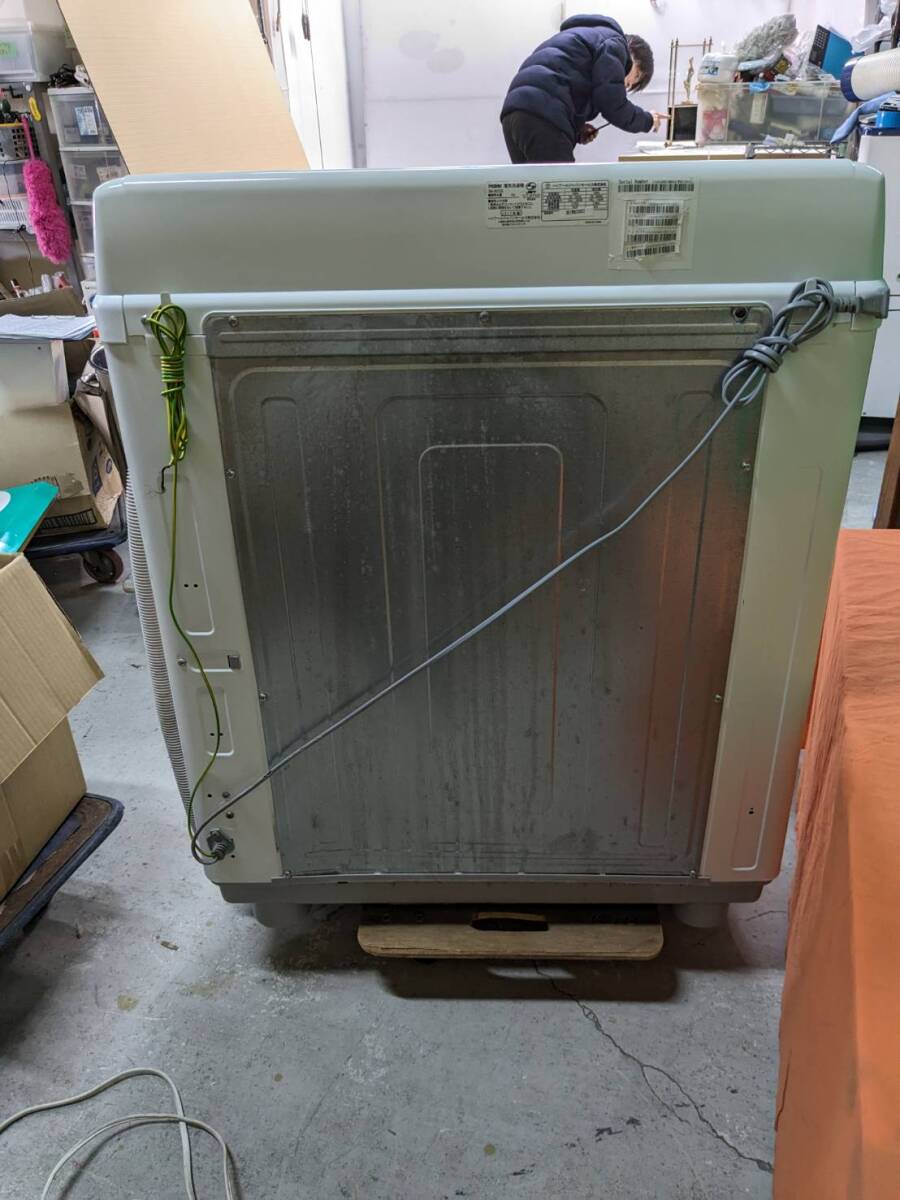 【中古】大阪引取歓迎　ハイアール　二槽式洗濯機　5.5Kg　JW-W55E-W　ホワイト　17年製　一人暮らし　コンパクト　洗濯　掃除【KTC1F106】_画像10