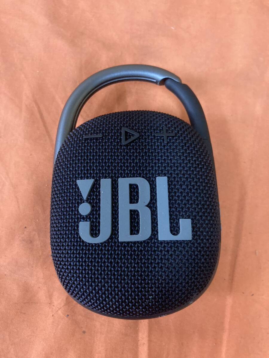 【中古】大阪引取歓迎 JBL ワイヤレススピーカー CLIP4 ブラック Bluetooth 防塵防水 USB C型 充電 ストリーミング【KTCD164】の画像6