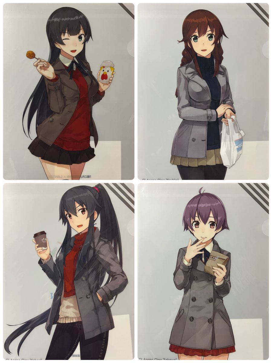 艦隊これくしょん ローソンコラボ クリアファイル 阿賀野型 艦 艦隊これくしょん ローソンコラボ クリアファイル 阿賀野型 艦