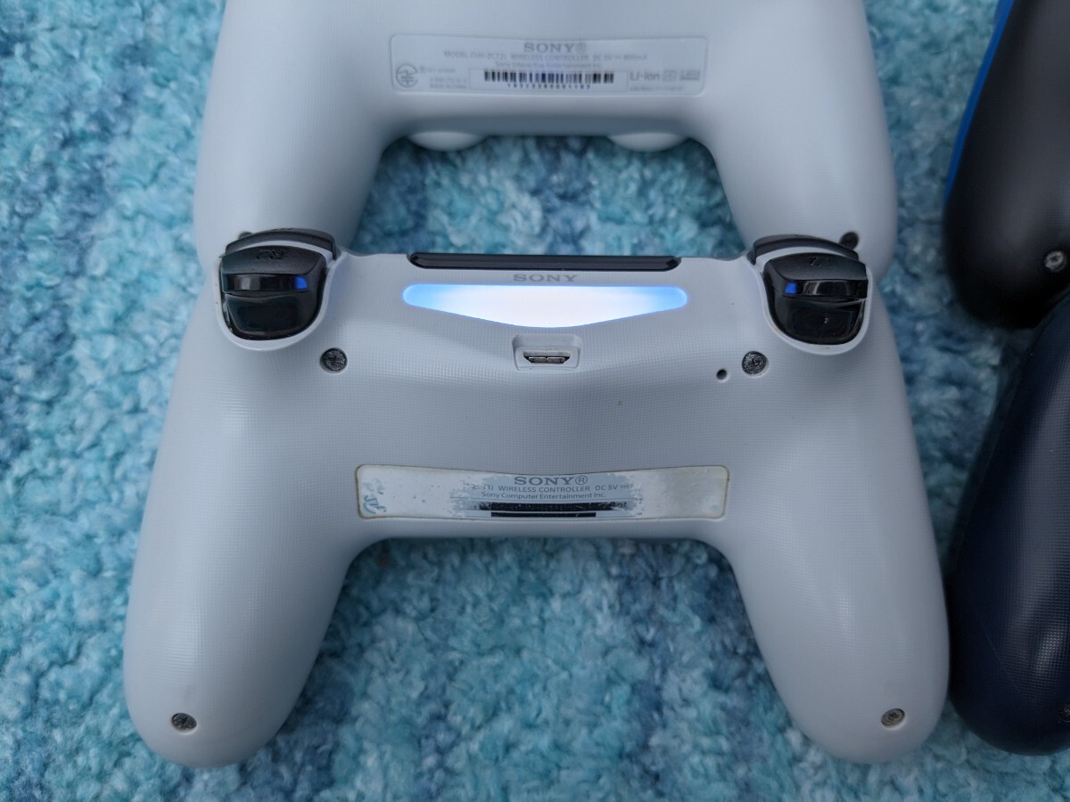 0603u2213 【純正品】ワイヤレスコントローラー DUALSHOCK 4 4個セットの画像6