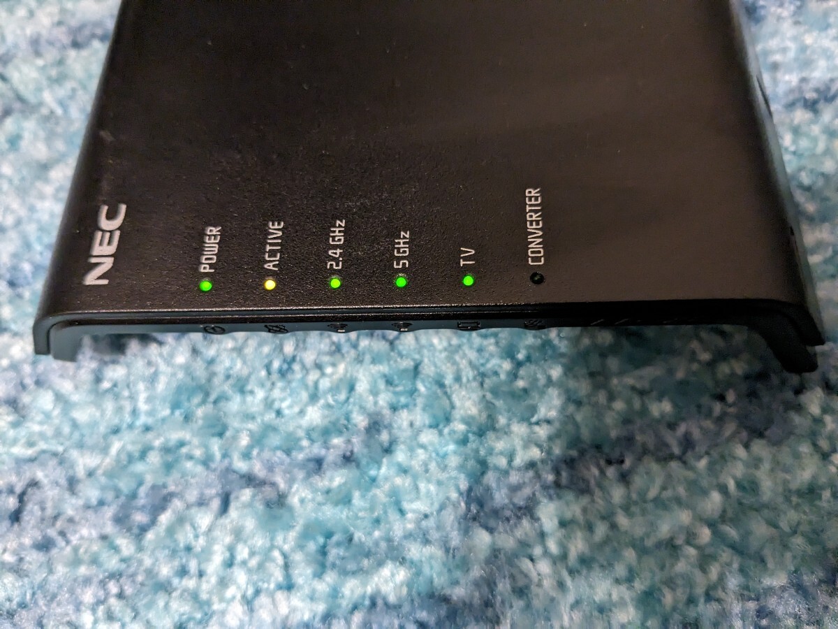 0603u2345　NEC Aterm 無線LAN WiFi ルーター Wi-Fi 5 (11ac) ルーター本体にも中継機にもなる 2ストリーム AM-AG1200HS4_画像7