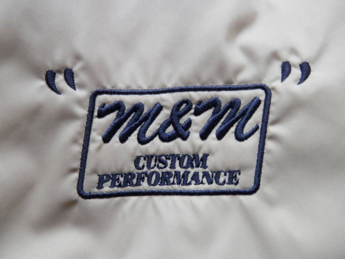M&M CUSTOM PERFORMANCE × UNRIVALED コーチジャケット Mサイズ エムアンドエム ナイロンジャケット 星 刺繍 ウインドブレイカーの画像5