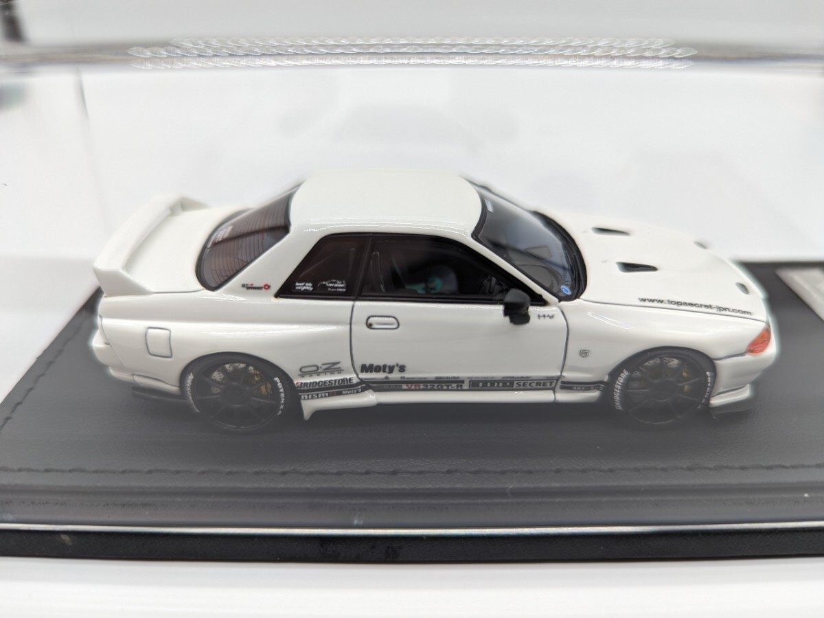 IG-MODEL ignitionmodel 1/43 Top Secret GT-R(VR32) White IG1526 イグニッションモデル 日産 スカイライン R32_画像7