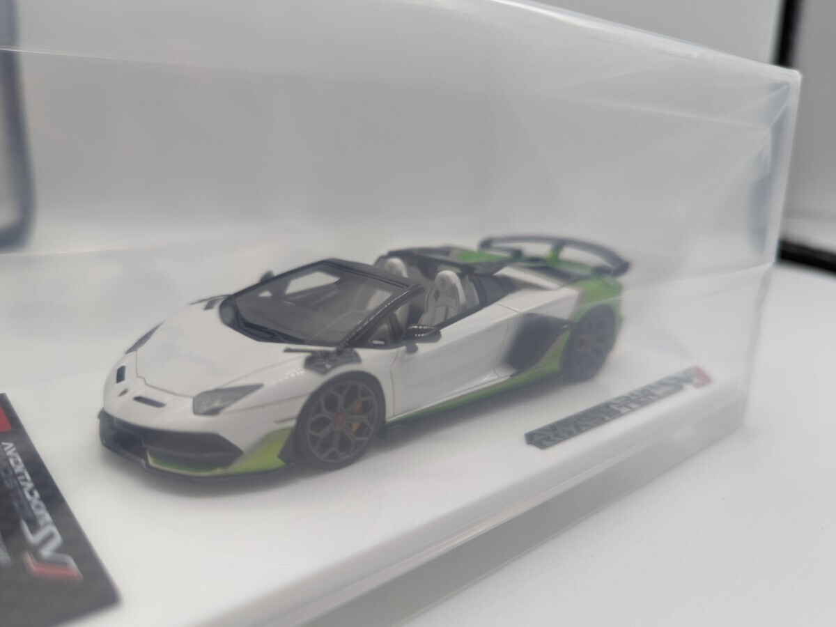 未開封 良番 限定35台 1/43 AXELLWORKS特注 EM669AX3 EIDOLON Lamborghini Aventador SVJ Roadster 2 tone paint メイクアップ アイドロンの画像2