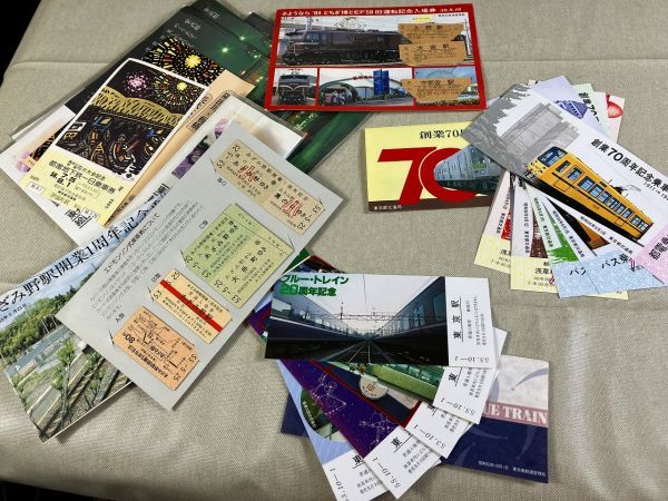 ◆FT57 鉄道グッズ 20点以上まとめ 記念切符、記念品、文ちん、模型、ガイドブック 等　コレクション　鉄道◆T_画像4