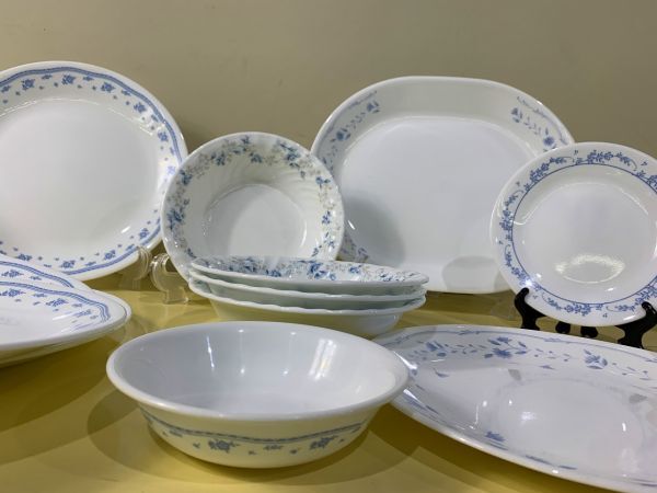 ◆FX141 コレール 食器 まとめ 割れにくい食器 大だ円皿、大平皿、中平皿、サラダボウル 等 インテリア 食器◆Tの画像5