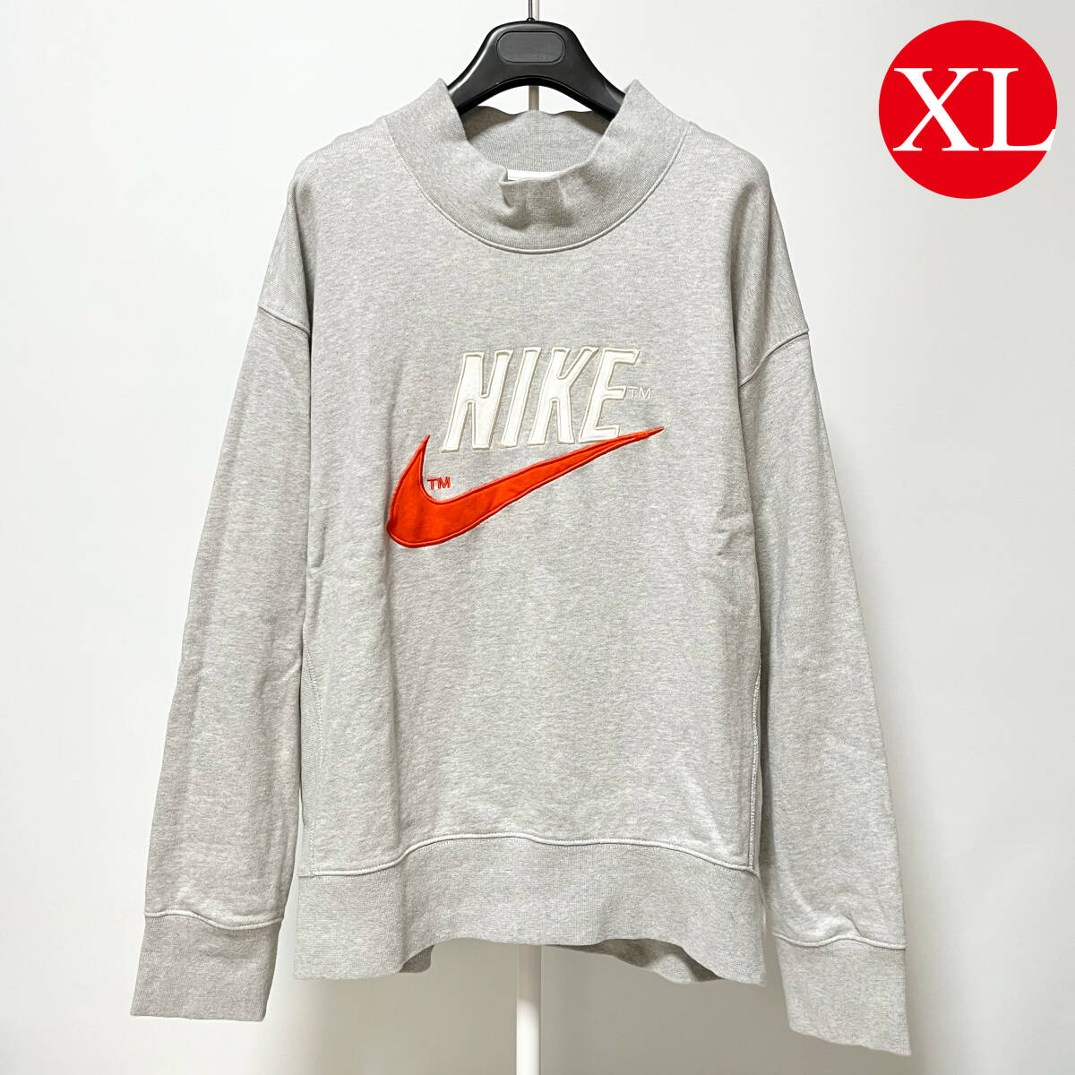 【サイズ：XL】NIKE NSW TREND OVER SHIRT ナイキ スウェット プルオーバー トレーナー グレー ヘザーグレー