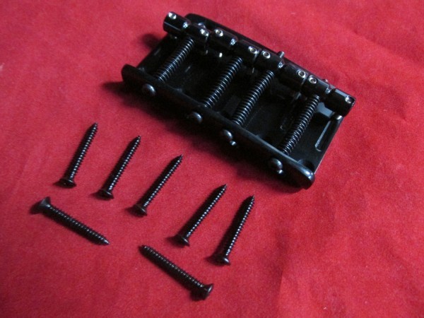 ★新品セール/最安値！★GOTOH／203B-4-B◆国産 高品質 高精度！ ４弦 Bass用ブリッジ ゴトー BK/Black/ブラック_画像5