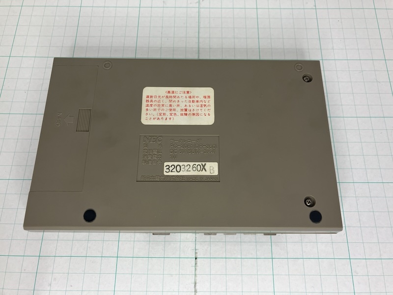 NEC ポケコン用 データレコーダー PC-2081 DR-350 プログラムデータ付き ジャンク品_画像3