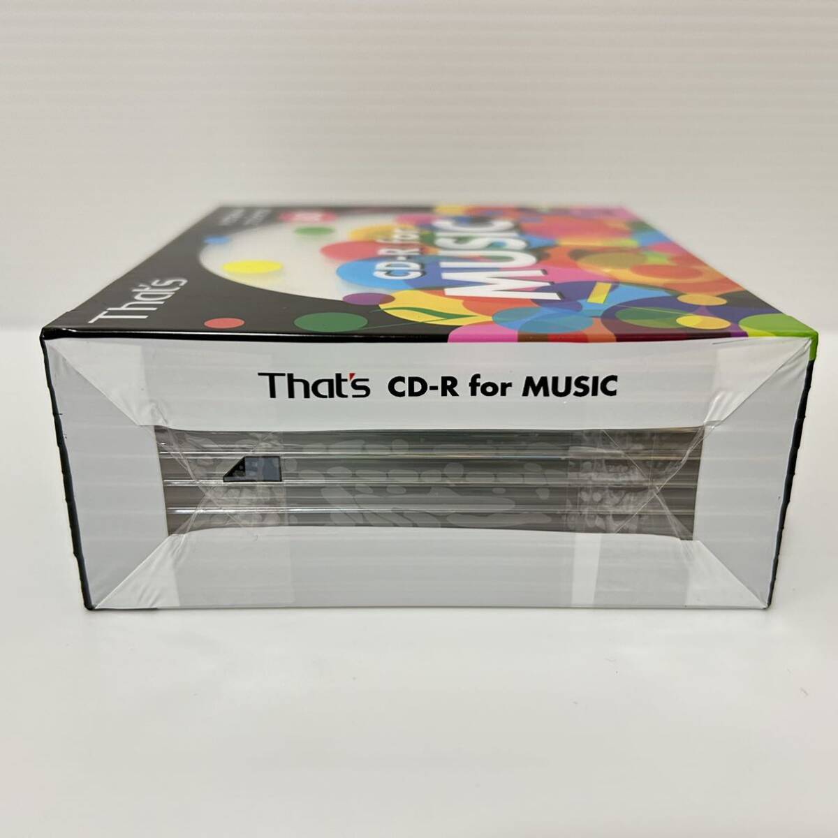 貴重【未開封】太陽誘電製 That's CD-R音楽用 24倍速80分 ワイドプリンタブル インデックスカード付 5mmPケース10枚入 CDRA80WWY10STの画像6