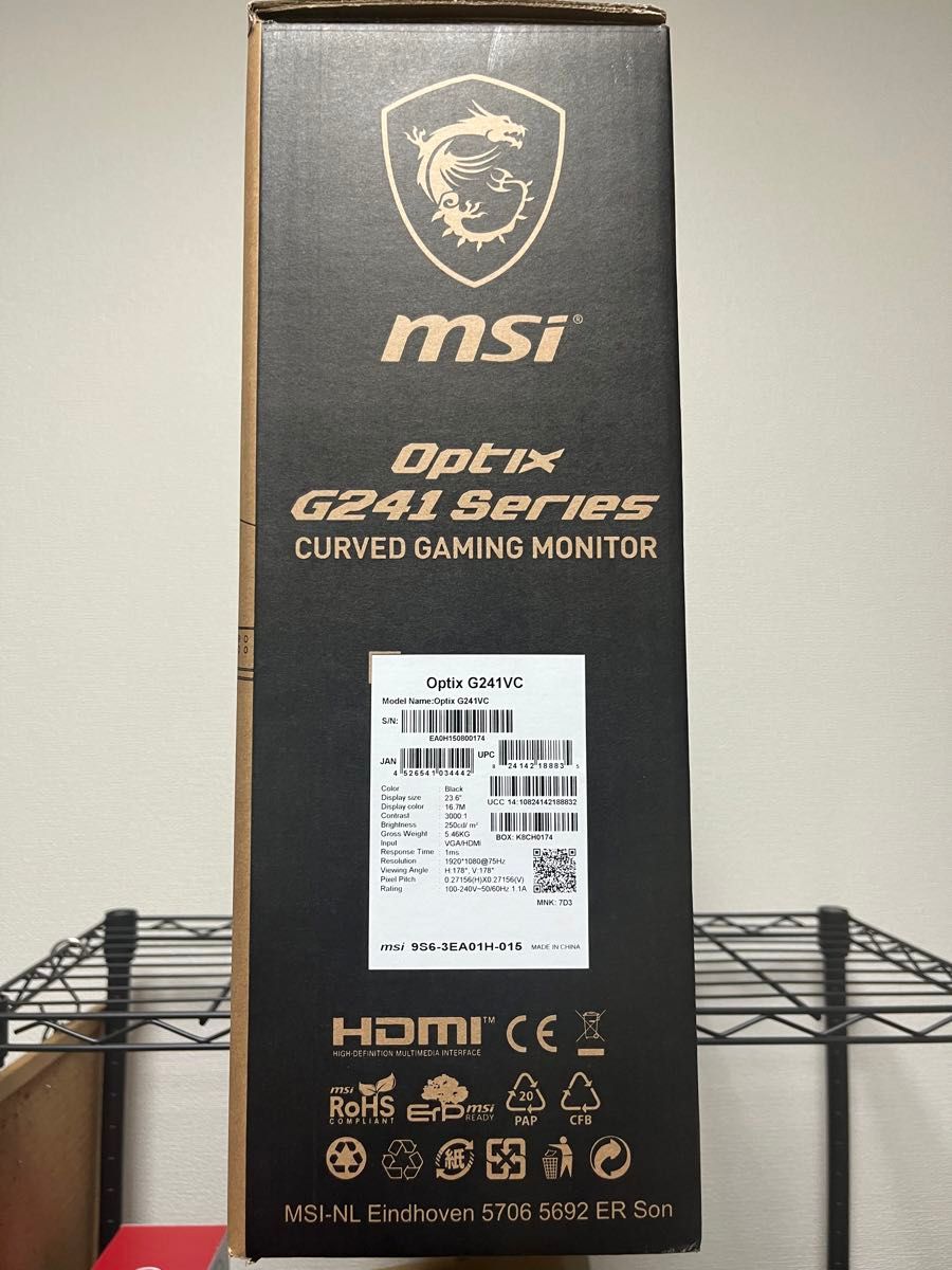 MSI OPTIX G241VC モニター