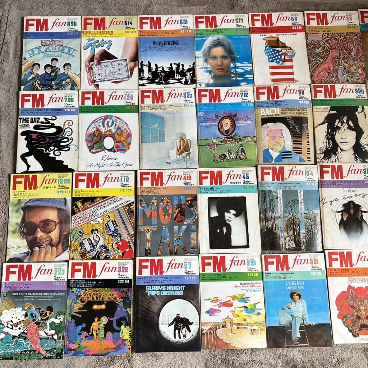 FM fan まとめて 50冊（1976年26冊 1977年24冊） FMファン 東版 共同通信社 昭和レトロ エフエムファン 希少 情報誌 ラジオ 廃刊の画像4