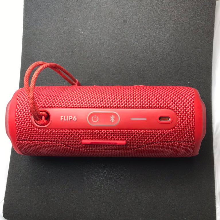 JBL FLIP 6 Bluetooth ワイヤレススピーカー　レッド 動作品_画像2