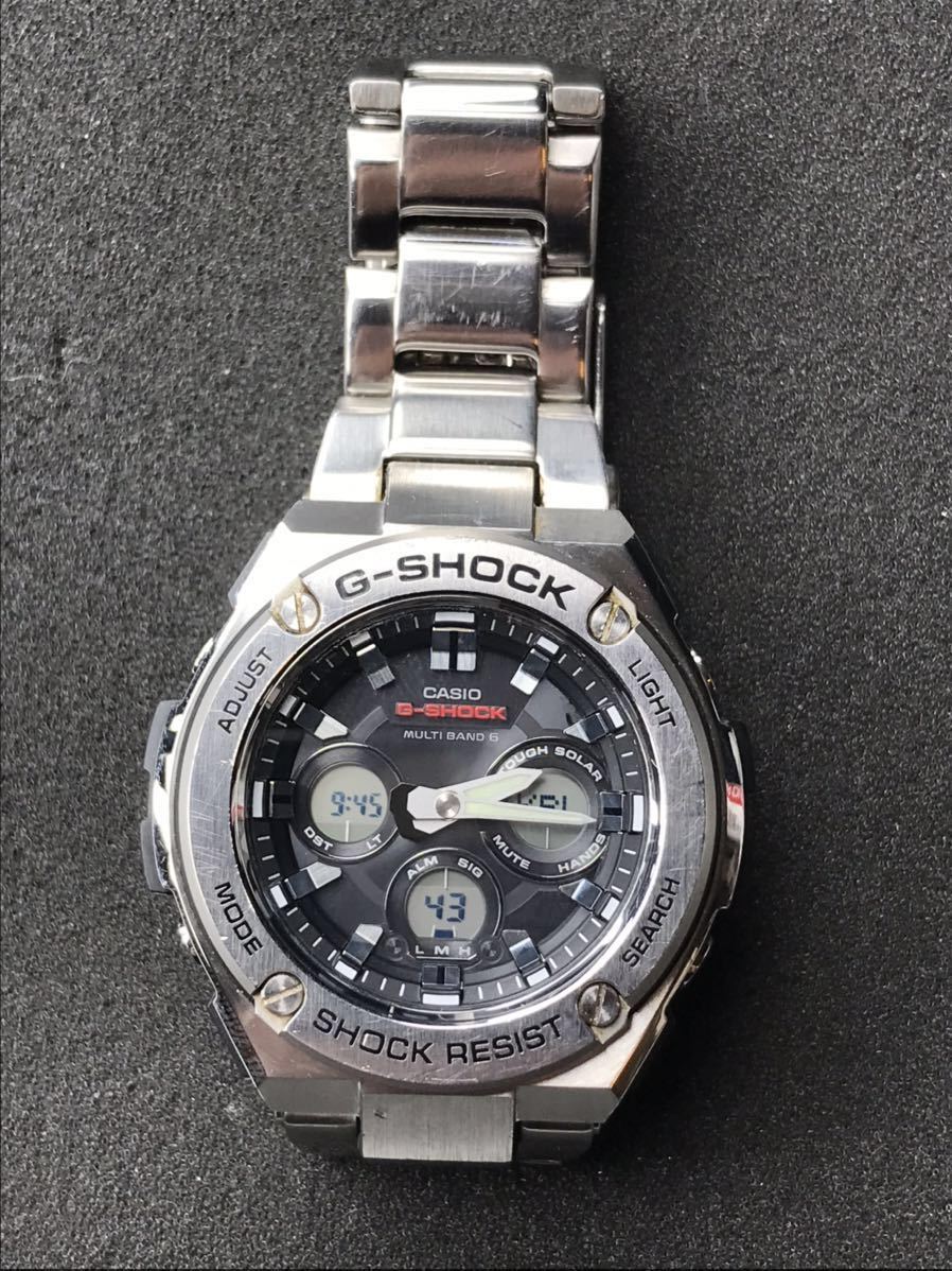 G-SHOCK CASIO Gショック 電波ソーラー 腕時計 稼働品 GST-W3100 5524_画像1