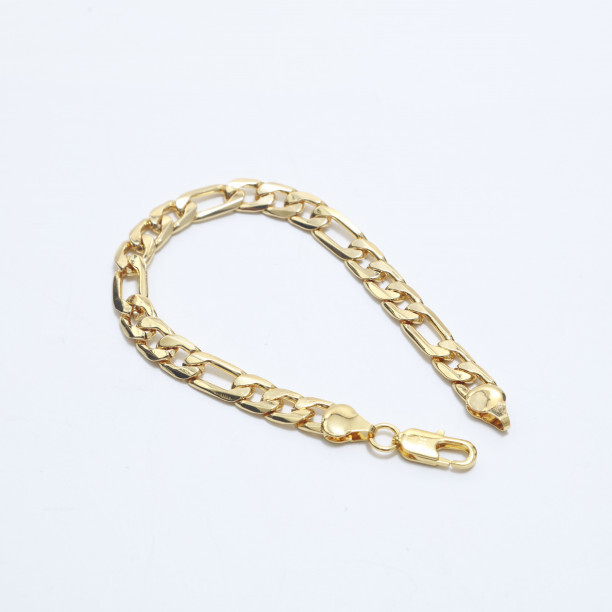 【1円スタート】バングル 金ブレスレット 喜平チェーン 18k Gold Plated Bracelet メンズ レディース ゴールド 金 １８kgp ブレスレット327の画像1