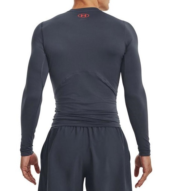 new goods Under Armor long sleeve shirt XL LL 2L gray UNDER ARMOU R inner 1377157 compression heat gear prompt decision 