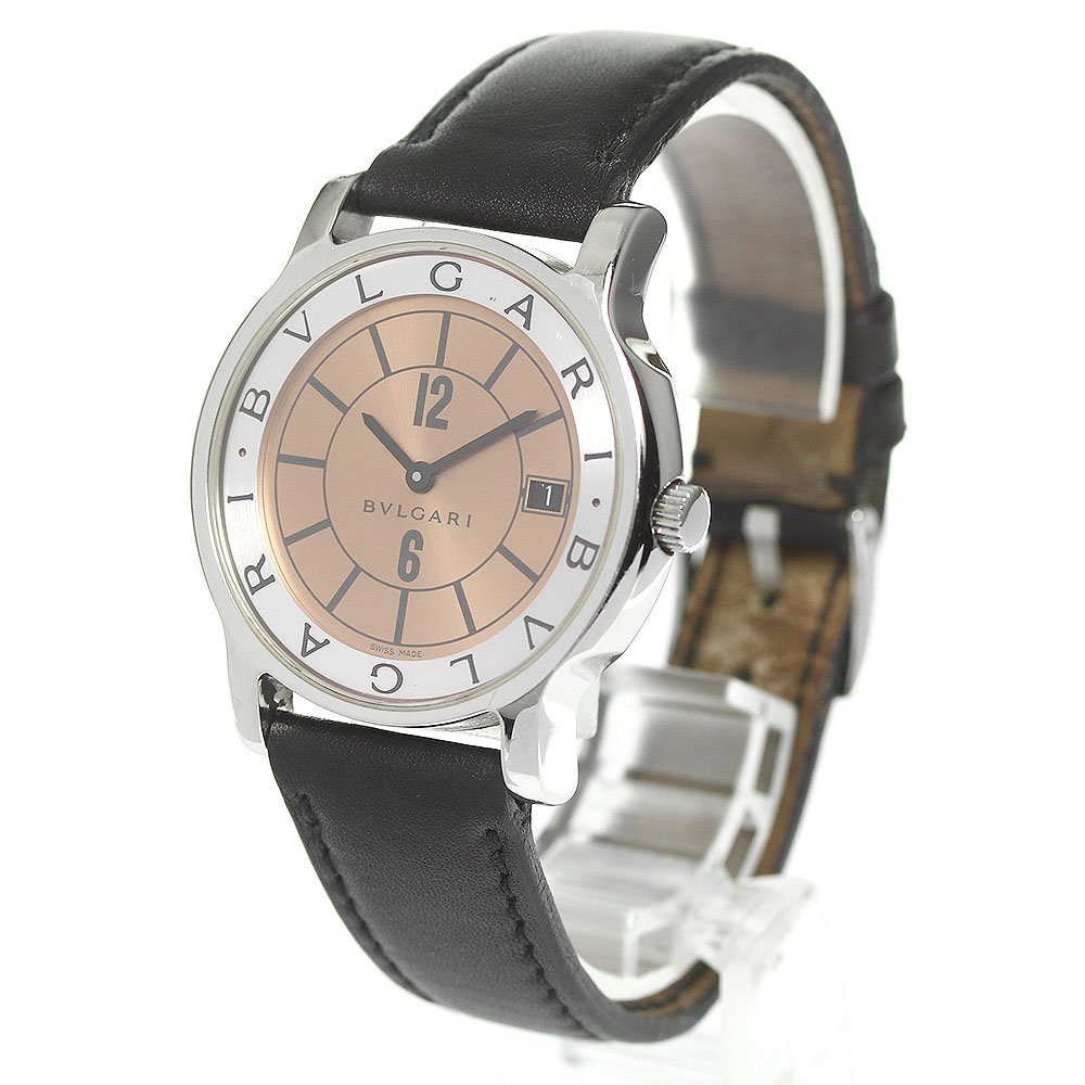BVLGARI】ソロテンポ メンズ ST35S 非稼働品 BVLGARI】ソロテンポ メンズ ST35S 非稼働品