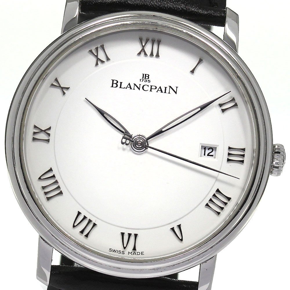 ブランパン Blancpain 6651-1127-55B ヴィルレ ウルトラスリム デイト 自動巻き メンズ _803780_画像1