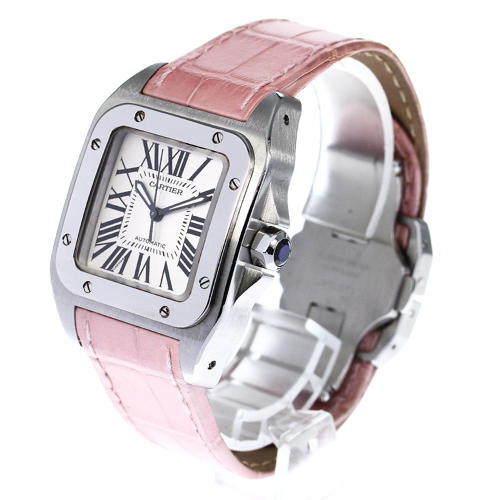 カルティエ CARTIER W20106X8 サントス100MM 自動巻き ボーイズ _799449_画像2