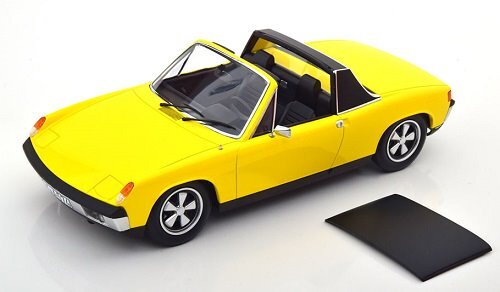 ノレブ　1/18　VW/ポルシェ・914　yellow/black　1973　屋根着脱