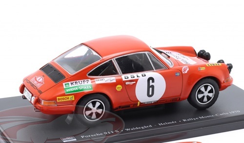 Altaya 1/24 ポルシェ・911S #6 B．ワルデガルド 1970 ラリー モンテカルロ優勝の画像2