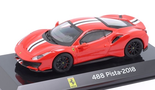 Altaya 1/43 フェラーリ・488 ピスタ red 2018 Supercars Collectionの画像1